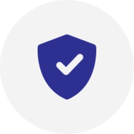 Shield with checkmark icon